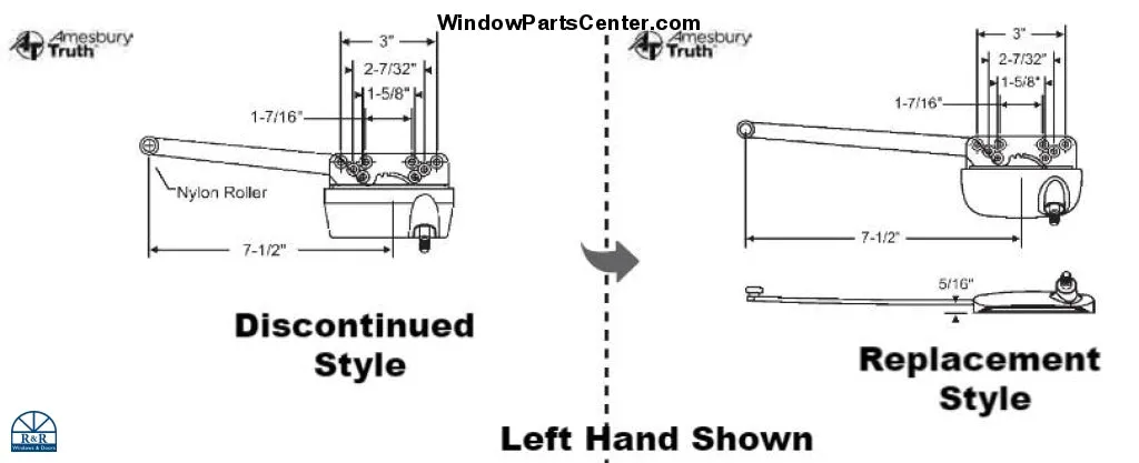 109 Operator -Short Arm (7 1/2")