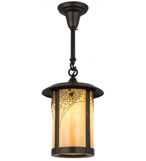 10"W Fulton Spider Web Outdoor Pendant