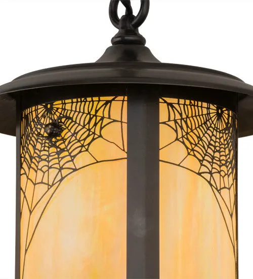 10"W Fulton Spider Web Outdoor Pendant