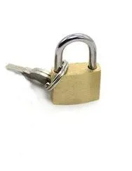 8983DL      Brass Bondage Gear Padlock - MEGA Deal