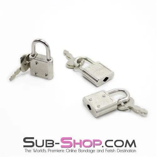 9727A      Mini Charm Bondage Padlocks, Set of 4 - MEGA Deal