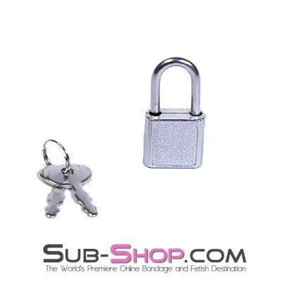 9727A      Mini Charm Bondage Padlocks, Set of 4 - MEGA Deal