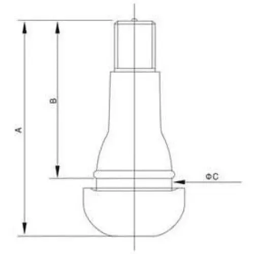 AA TR-414 Snap-In Valve (.453" RH)