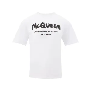 Alexander McQueen White Cotton Tops & T-Shirt