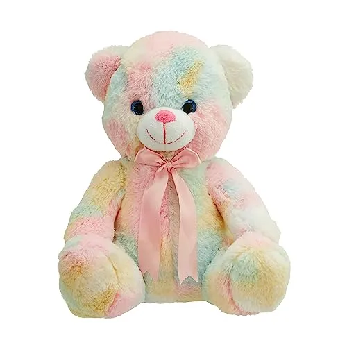 Amazon Brand - Jam & Honey Teddy Bear, Cute, Plush/Soft Toy for Boys, Girls and Kids, Super-Soft, Safe, Great Birthday Gift (Multicoloured, 28 cm)