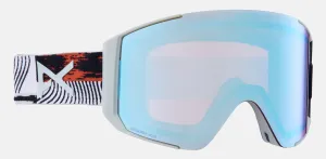 Anon Sync Goggles Low Bridge Fit 2023 Crossgrain / Perceive Variable Blue Lens