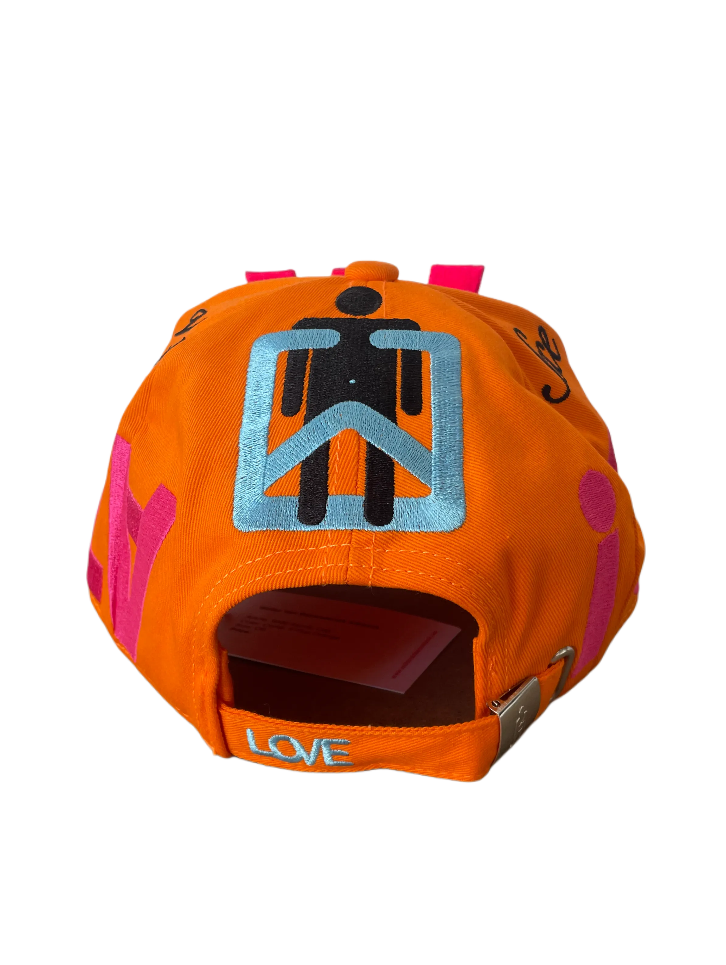 Atomic Cap with Detachable Patch Fluo Orange