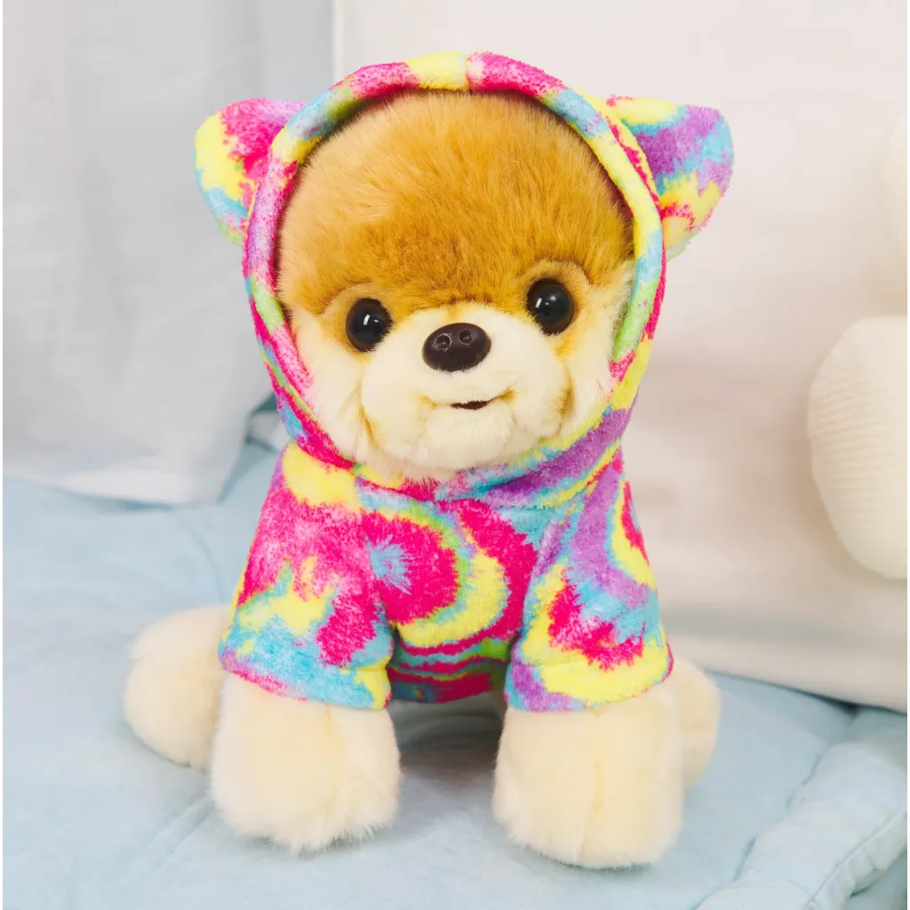 Boo - The Worlds Cutest Dog w/ Tie Dye Hoodie 9" Plush by Gund