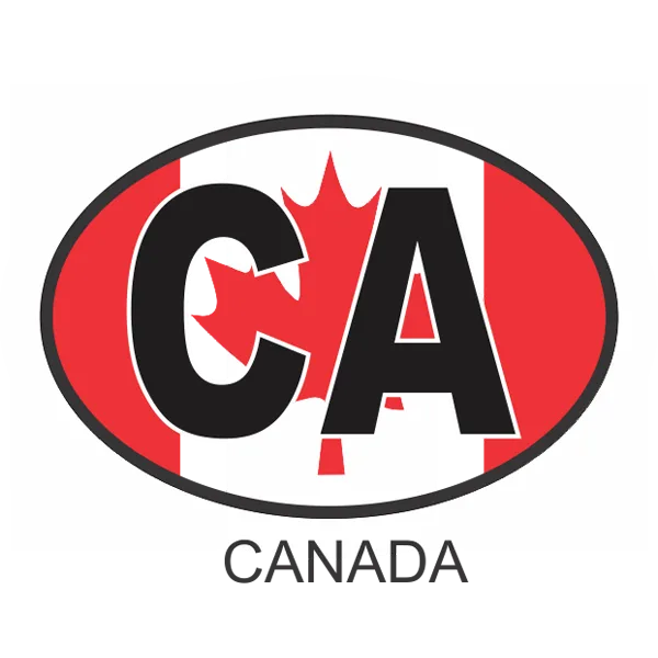 Canada OSC2 Colour Oval Car Decal