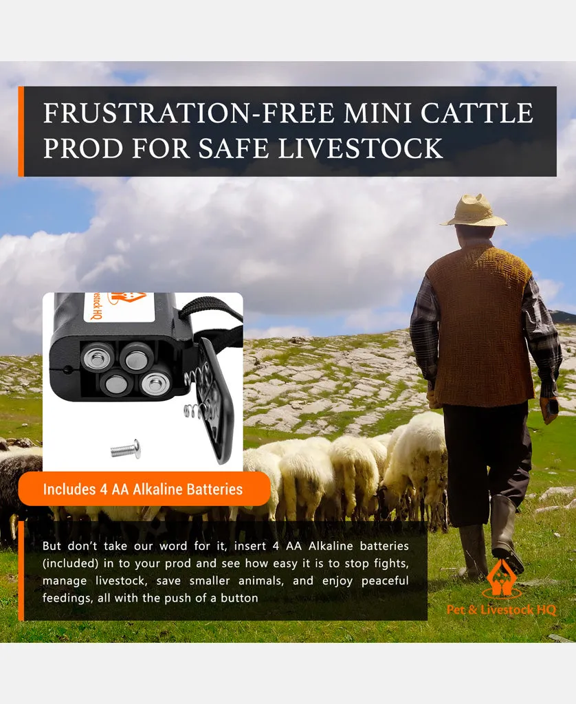 Cattle Prodder Handheld Prod - 4000V Electric Shock