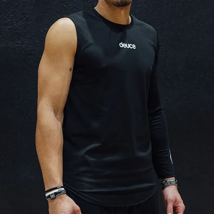 Deuce One Arm Sleeve Performance Shirt | Black