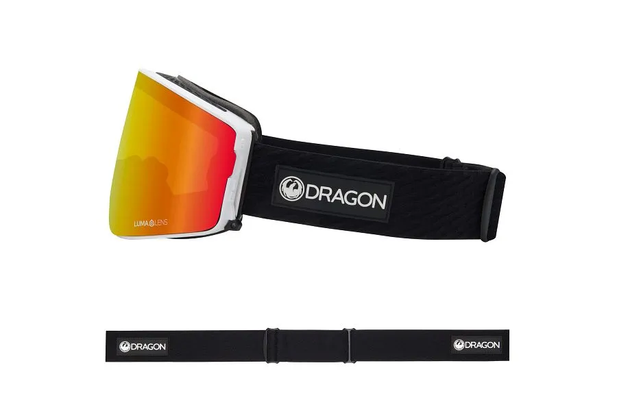 Dragon PXV Snow Goggles Low Bridge 2024 Icon Red / Lumalens Red Ion   Lumalens Light Rose