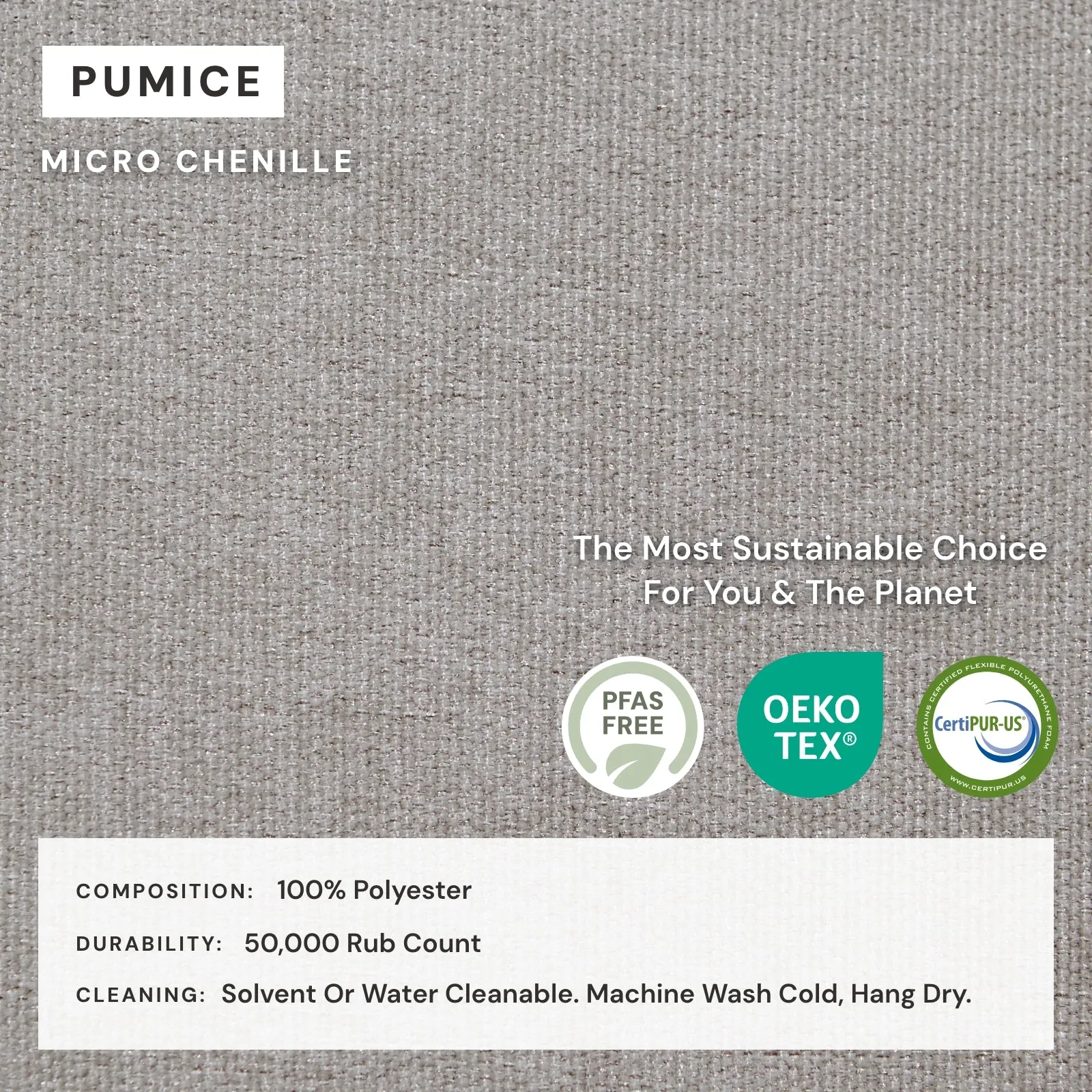 Elevate Comfort Layer for 2-Seater Sectional in Pumice