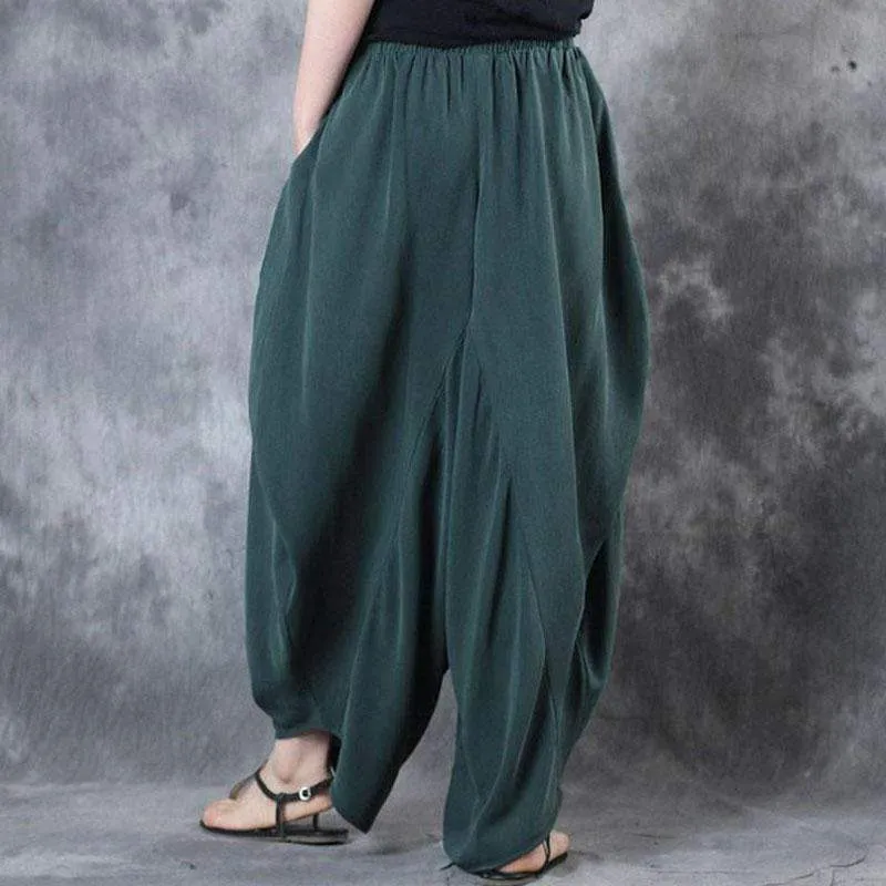 Flowy & Free Cotton Harem Pants  | Zen