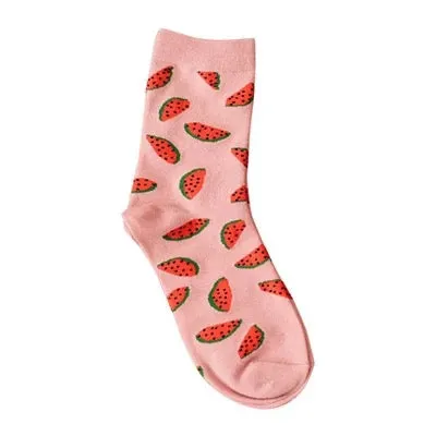 Foot 22-27cm Lovely Daily Animal Weel Socks Watermelon Dachshund Beagle Lion Farm Bull Terrier Elephant Fox Pill Fruit Dog Combo