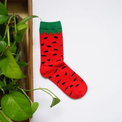 Foot 22-27cm Lovely Daily Animal Weel Socks Watermelon Dachshund Beagle Lion Farm Bull Terrier Elephant Fox Pill Fruit Dog Combo