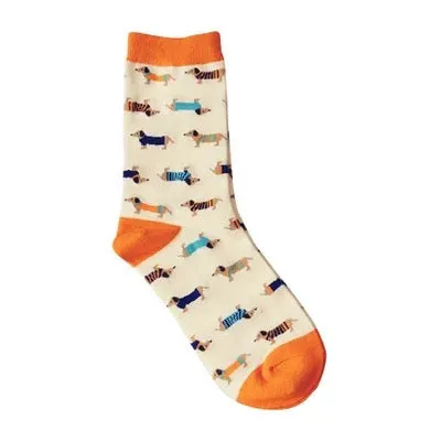 Foot 22-27cm Lovely Daily Animal Weel Socks Watermelon Dachshund Beagle Lion Farm Bull Terrier Elephant Fox Pill Fruit Dog Combo