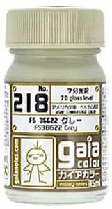 Gaia Notes Military Color 218 FS36622 Gray Lacquer Paint 15ml