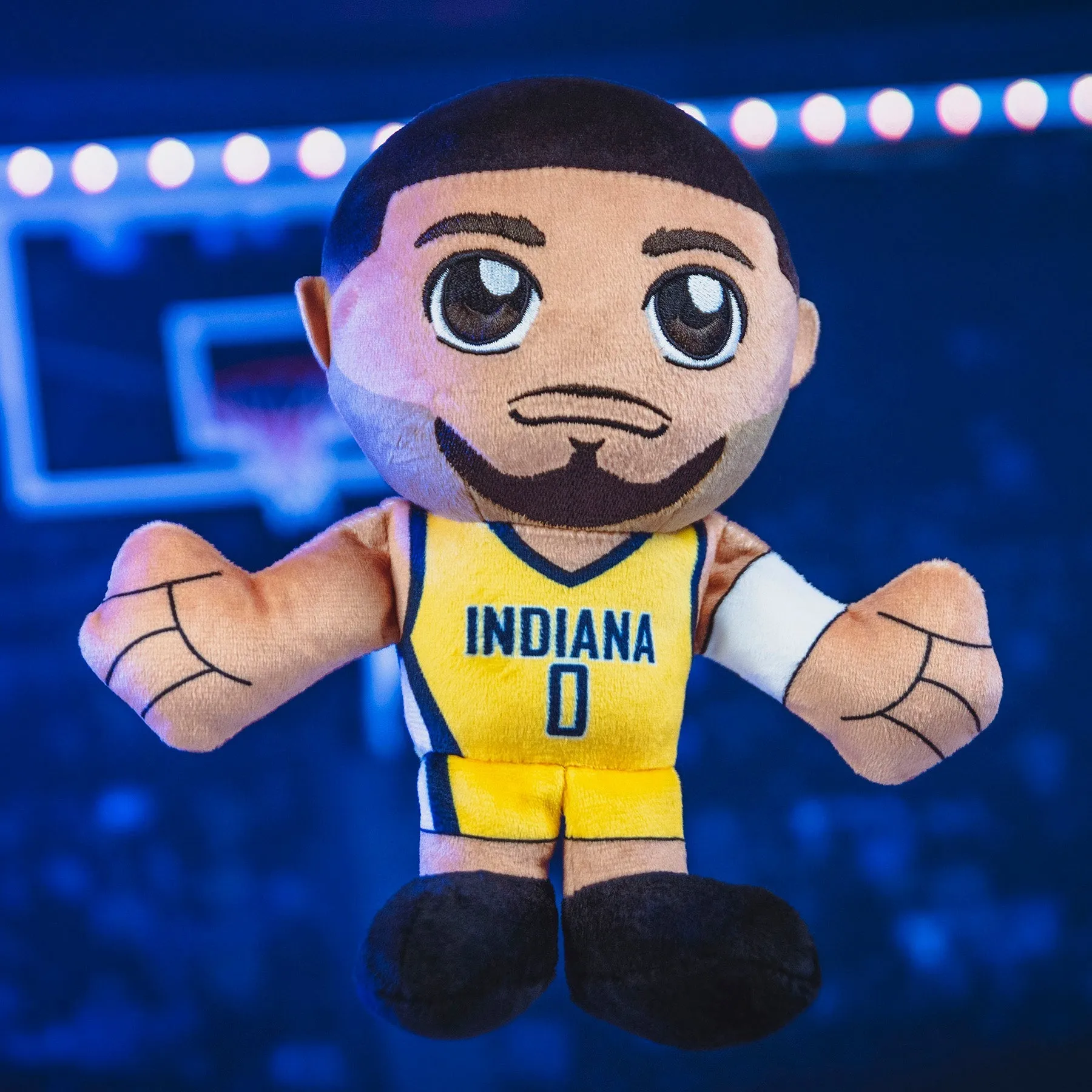 Indiana Pacers Bundle: 8" Tyrese Haliburton & Boomer Kuricha Plushies