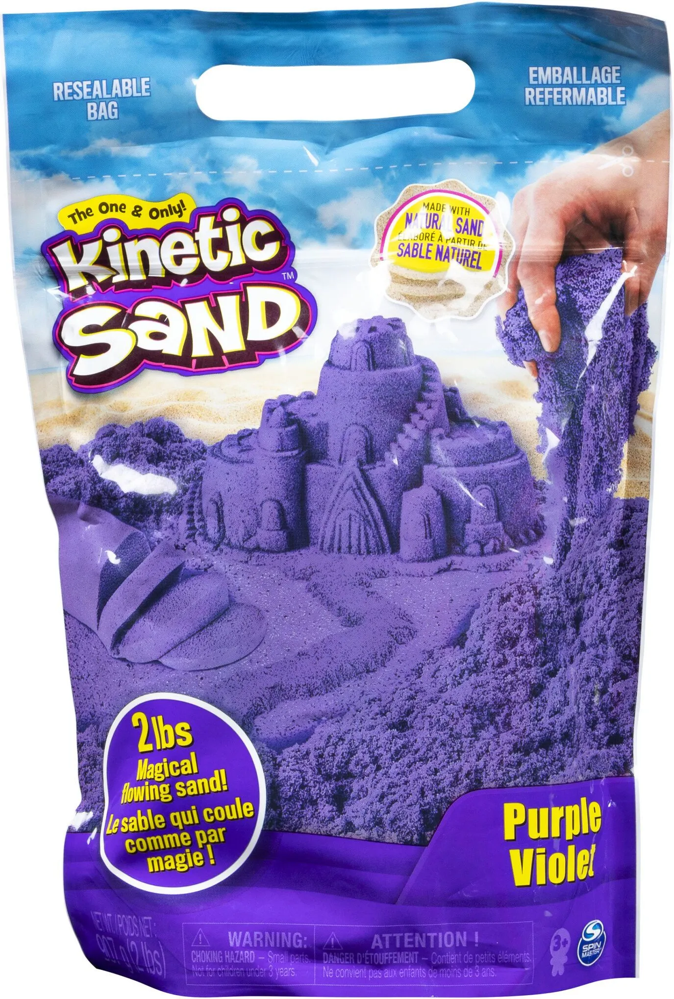 Kinetic Sand 2lb Colour Sand Bag Assorted