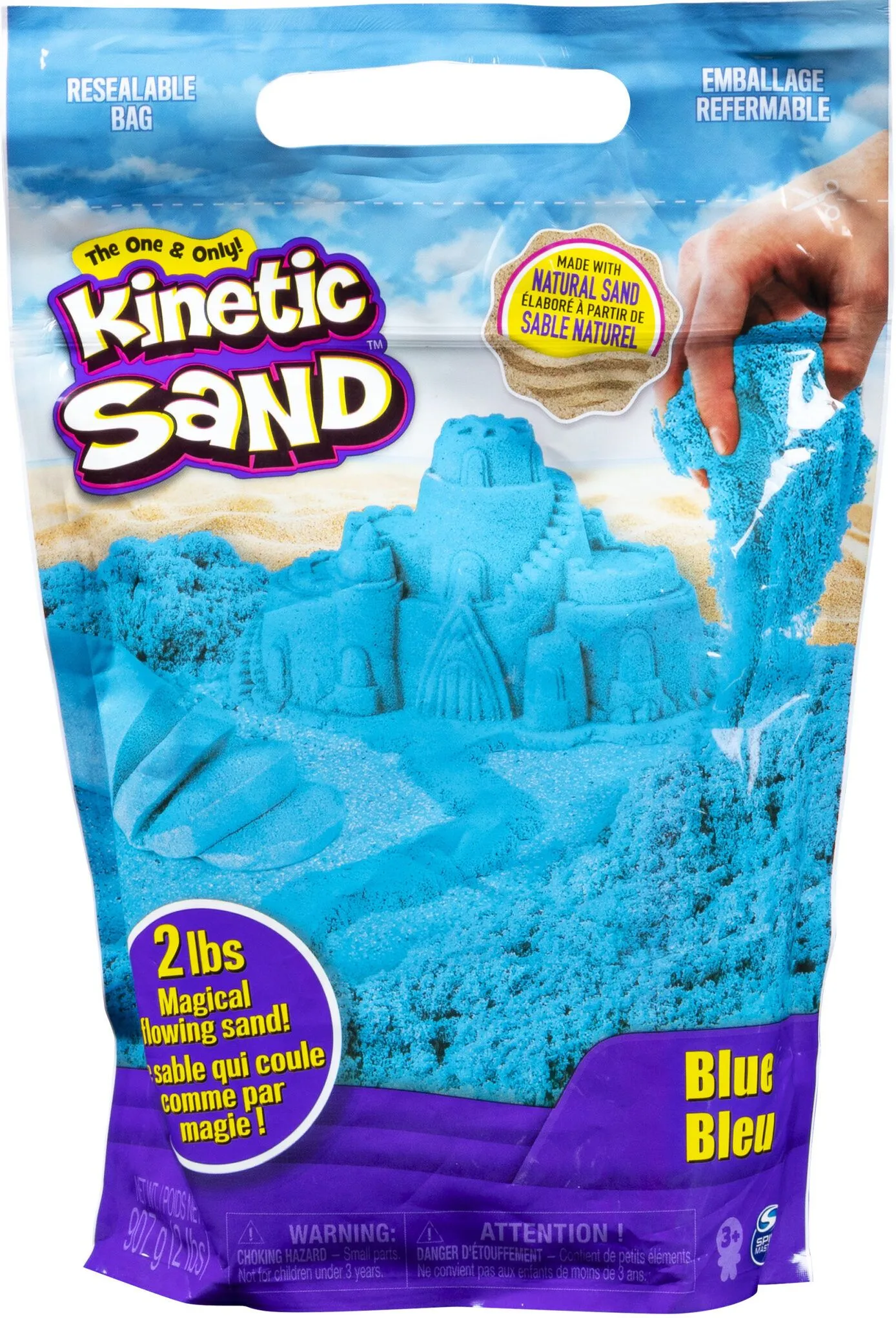 Kinetic Sand 2lb Colour Sand Bag Assorted