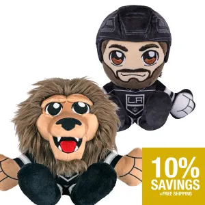 Los Angeles Kings Bundle: 8" Drew Doughty & Bailey Kuricha Plushies