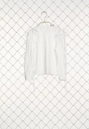 MINDY CLUE BLOUSE-White