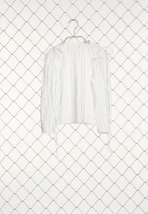 MINDY CLUE BLOUSE-White