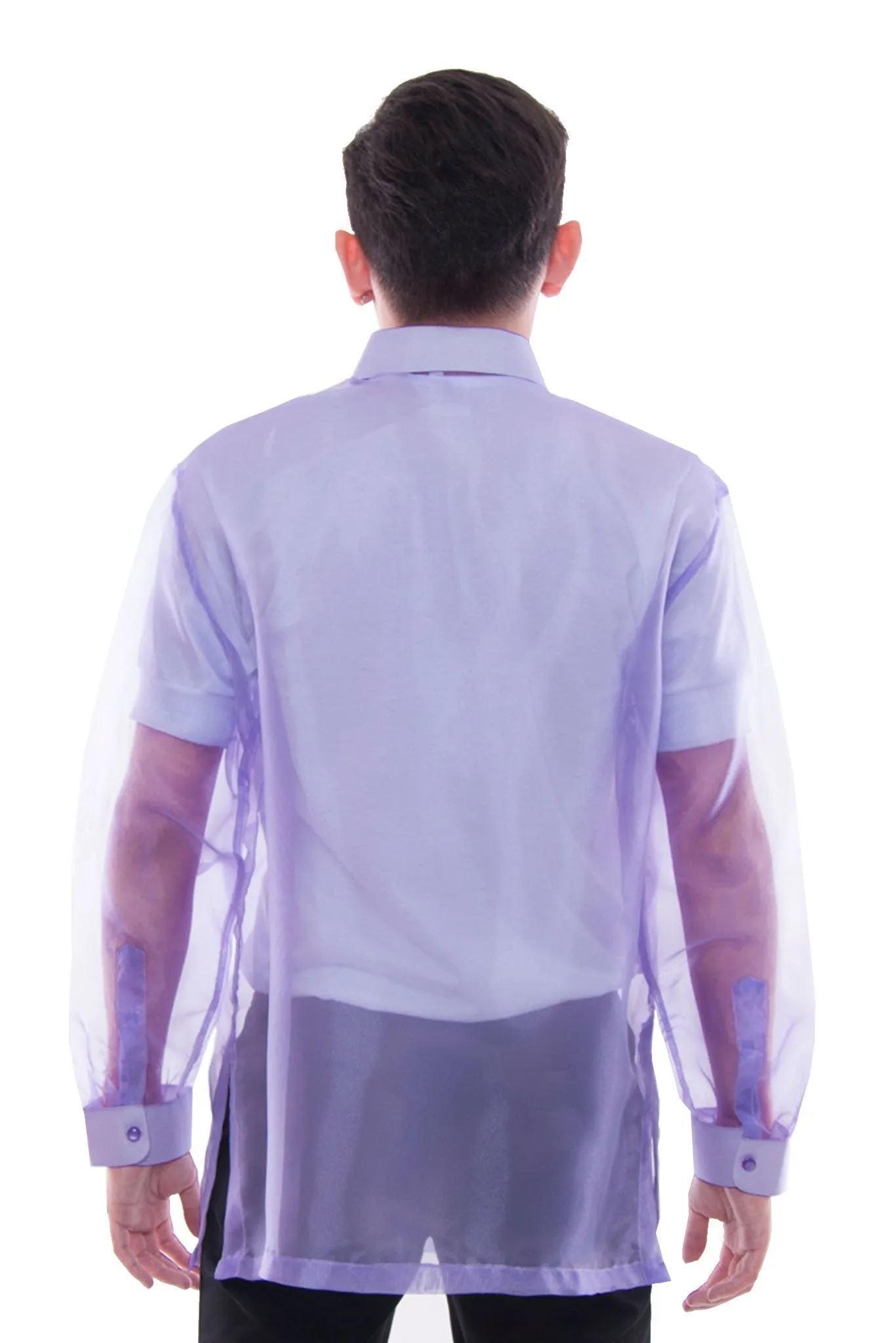 MO18 - Organza Barong Tagalog Purple