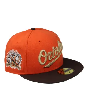 New Era 5950 Baltimore Orioles 50 59FIFTY Fitted Hat