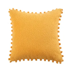 NEW Set of 2 Pompoms Decorative Pillows (With/Without Inserts)