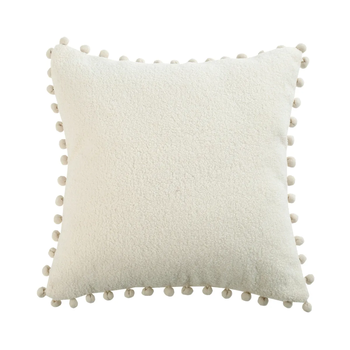 NEW Set of 2 Pompoms Decorative Pillows (With/Without Inserts)