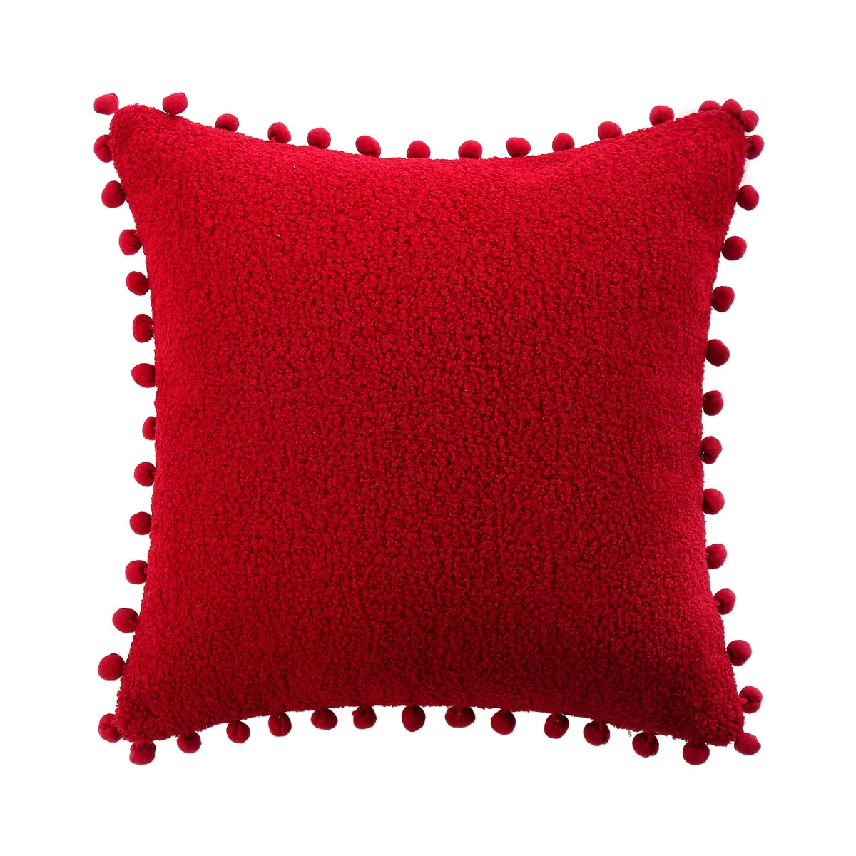 NEW Set of 2 Pompoms Decorative Pillows (With/Without Inserts)