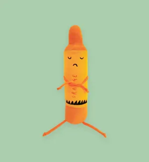 Orange Day The Crayons Quit Plush Stuffed Toy