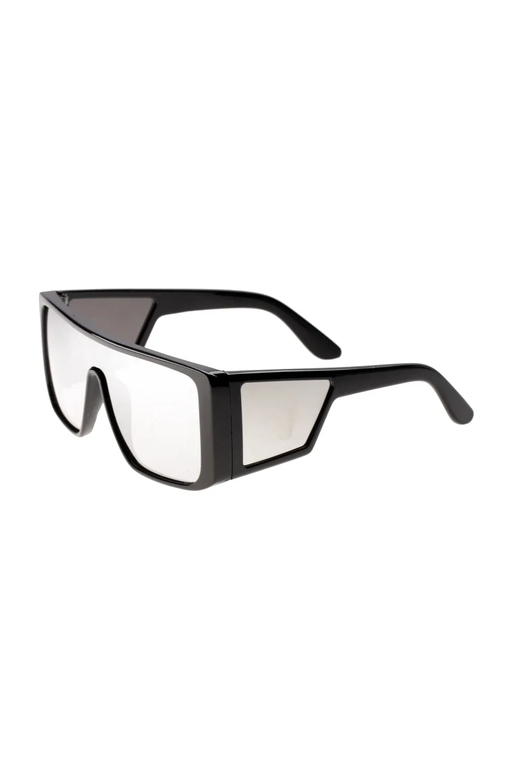 Oversized Mirrored Sunglasses Ski style