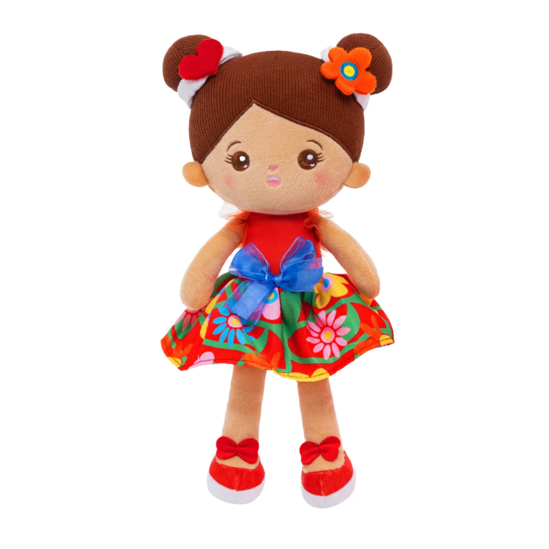 Personalized 13 Inch Girl Plush Doll