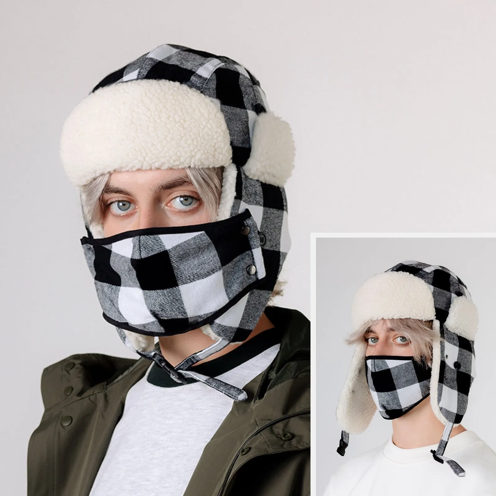 Plaid Trapper Hat