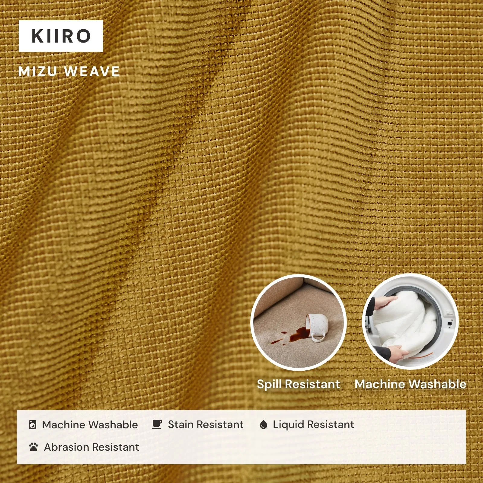 Slipcover Only - Modular Washable Chaise Armchair in Kiiro