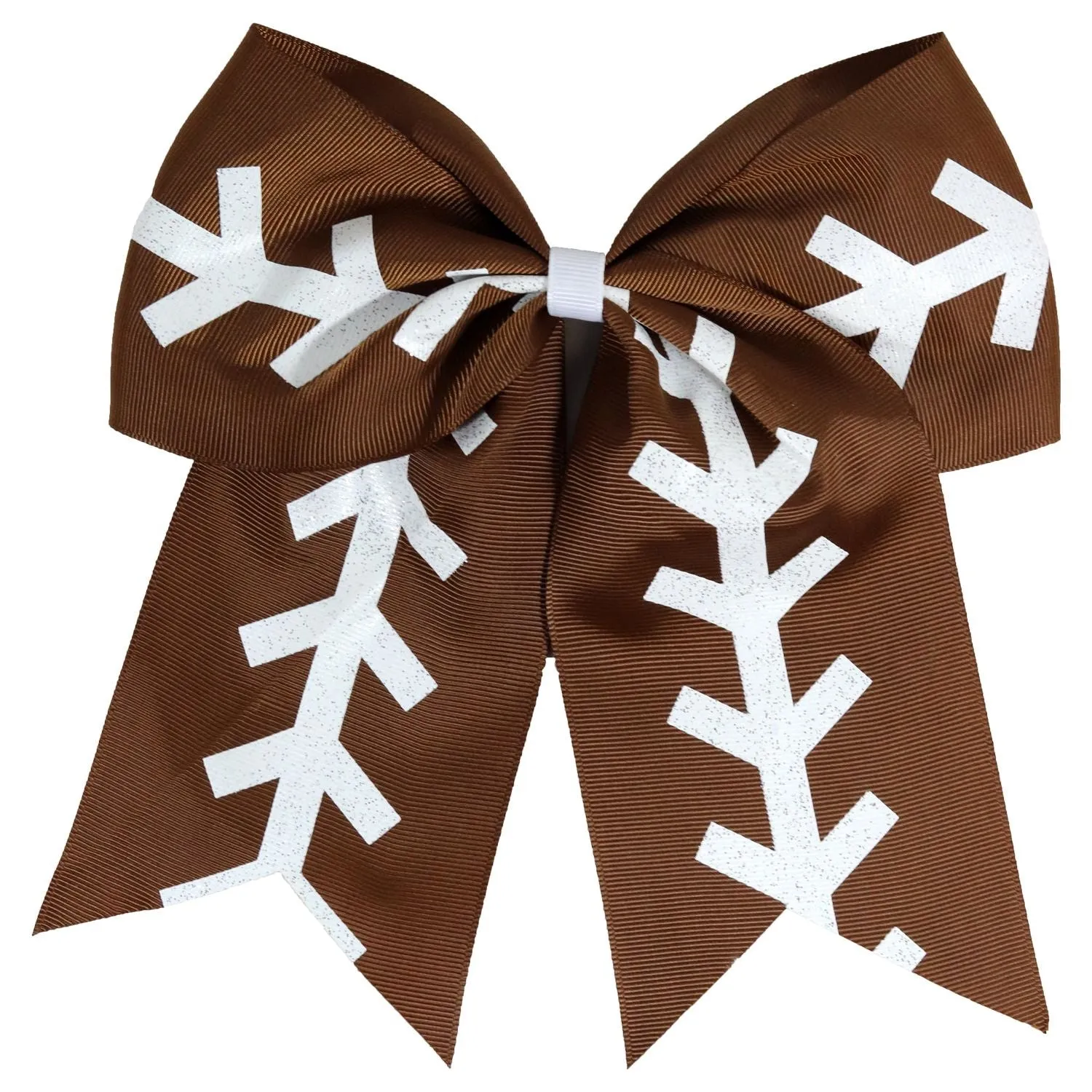 Sports Bows for Girls Large Hair Bows with Ponytail Holder Softball Volleyball Basketball Soccer Ribbon