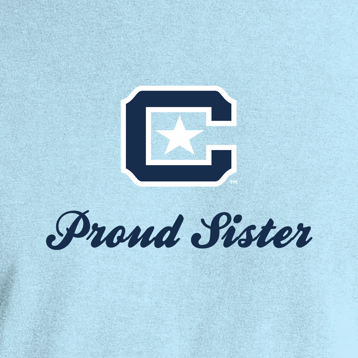 The Citadel Block C, Proud Sister, Comfort Colors ® Ring Spun Crewneck Sweatshirt