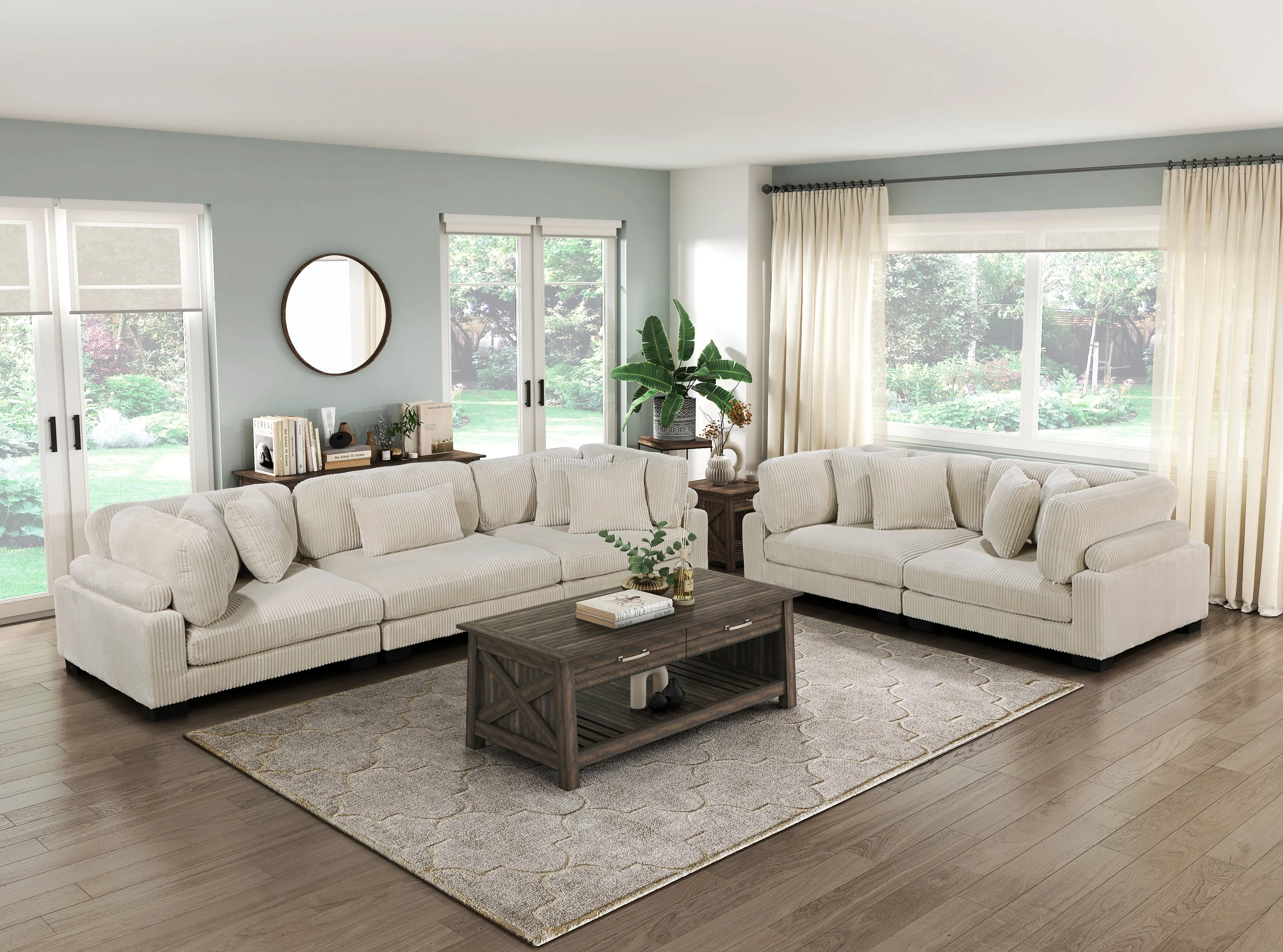 Traverse Beige Living Room Collection