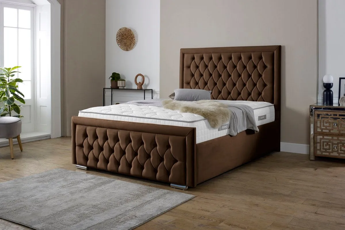 Valencia Upholstered Ottoman Bed