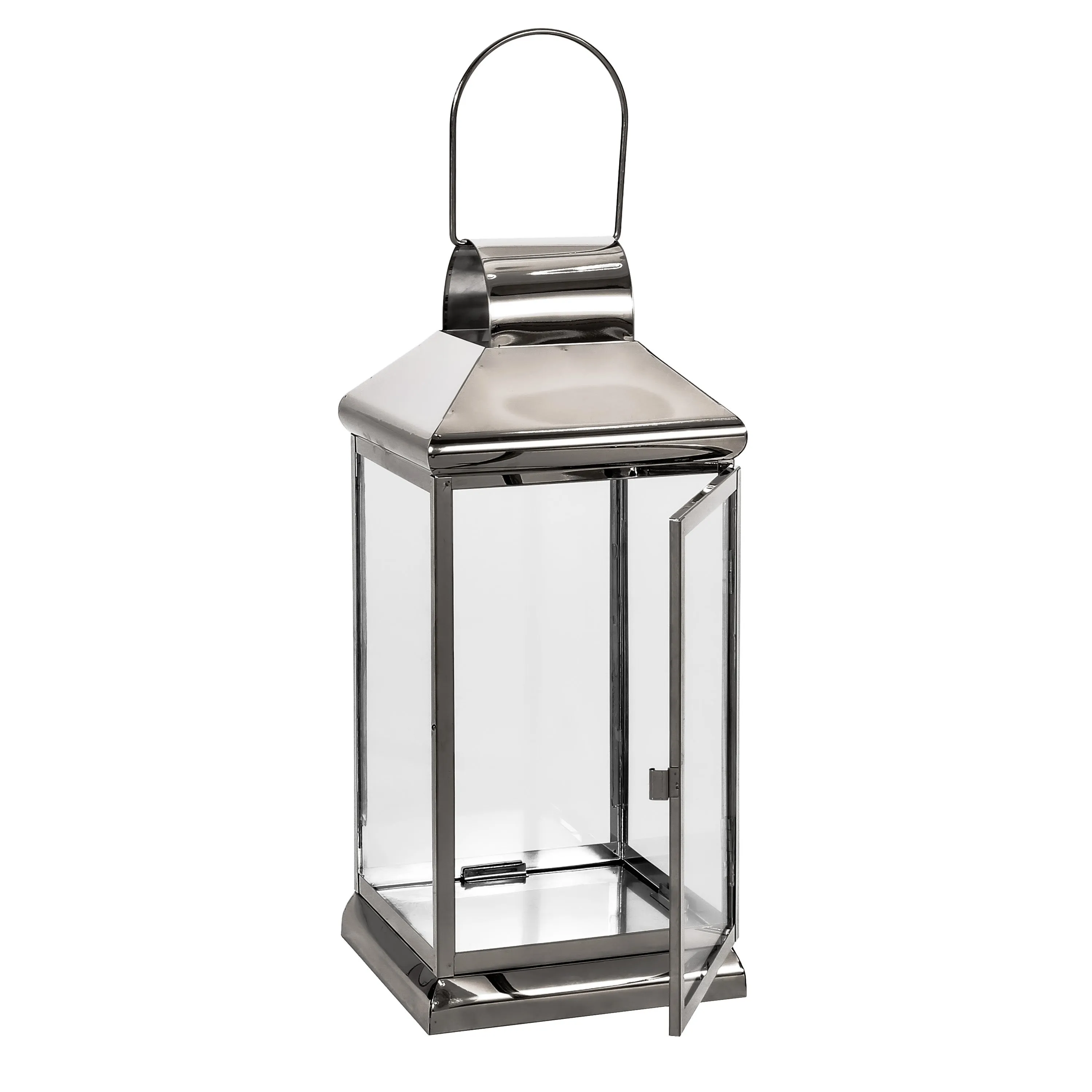 WALTER  16"H STAINLESS STEEL LANTERN