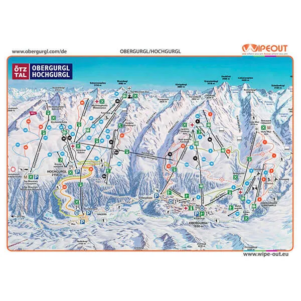 WipeOut Microfibre Piste Map/Goggle Cloths