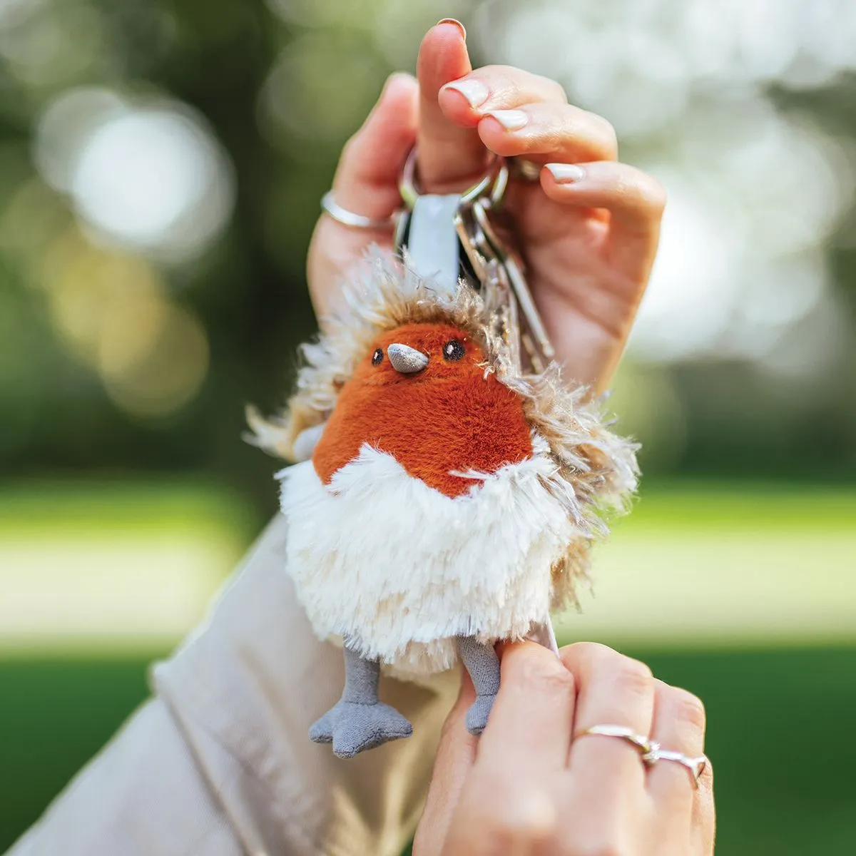 Wrendale 'Adele' Robin Plush Keyring