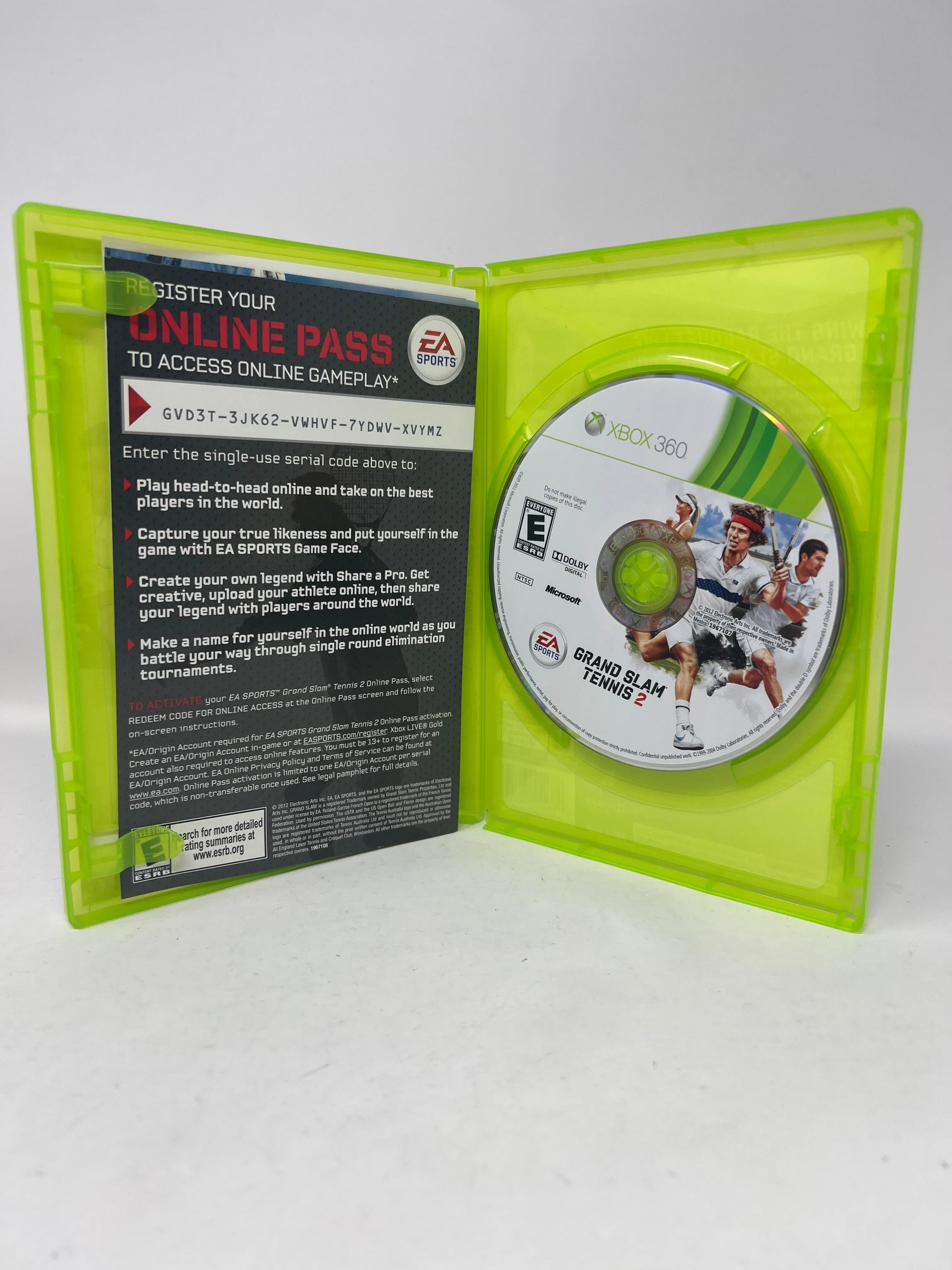 Xbox 360: EA Sports Grand Slam Tennis 2